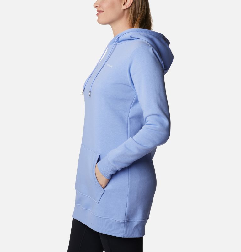 Thumbnail: Women's Rush Valley Long Hoodie, Color: Serenity, image 3
