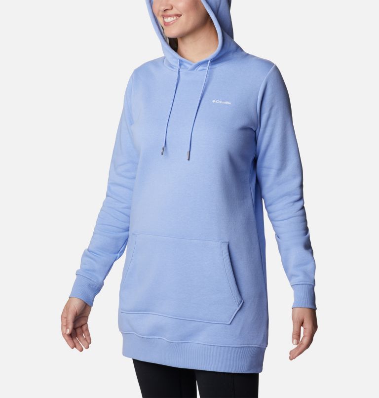 Thumbnail: Women's Rush Valley Long Hoodie, Color: Serenity, image 5