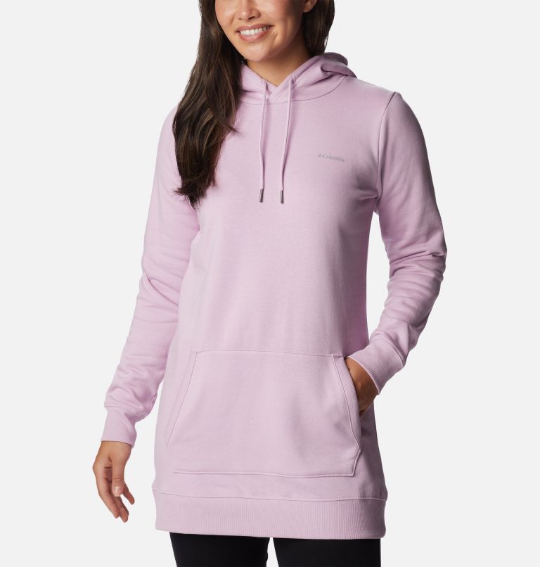 Women's Rush Valley Long Hoodie, Color: Aura, image 1
