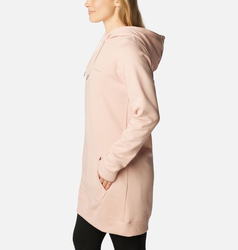 Women's Rush Valley Long Hoodie, Color: Dusty Pink, image 3