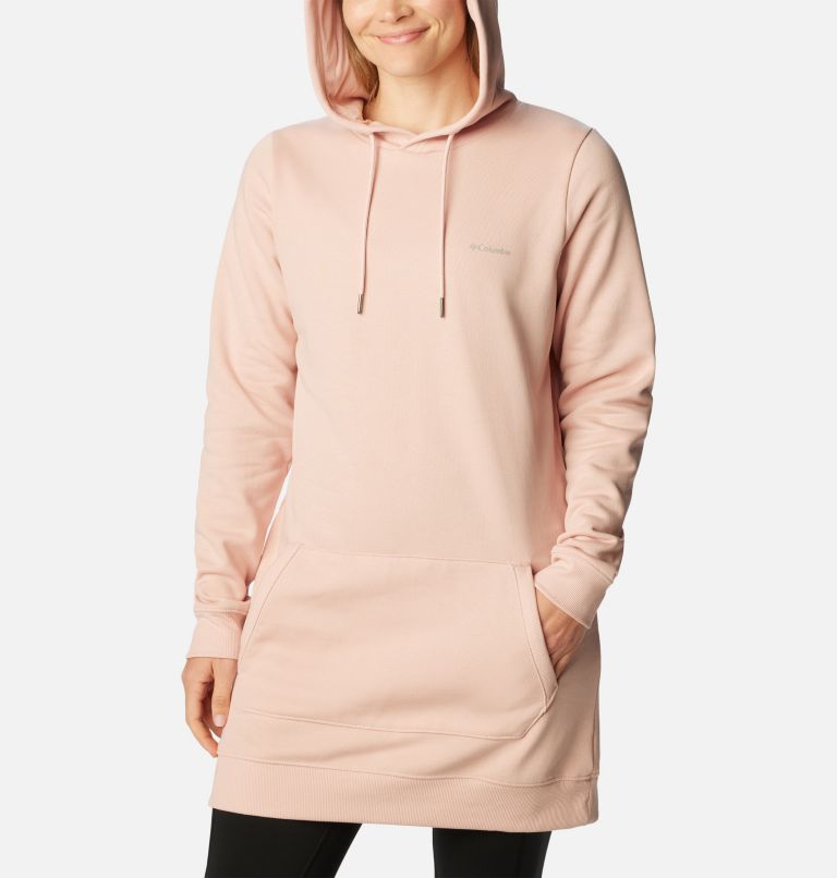 Women's Rush Valley Long Hoodie, Color: Dusty Pink, image 5