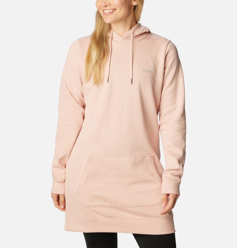 Thumbnail: Women's Rush Valley Long Hoodie, Color: Dusty Pink, image 1