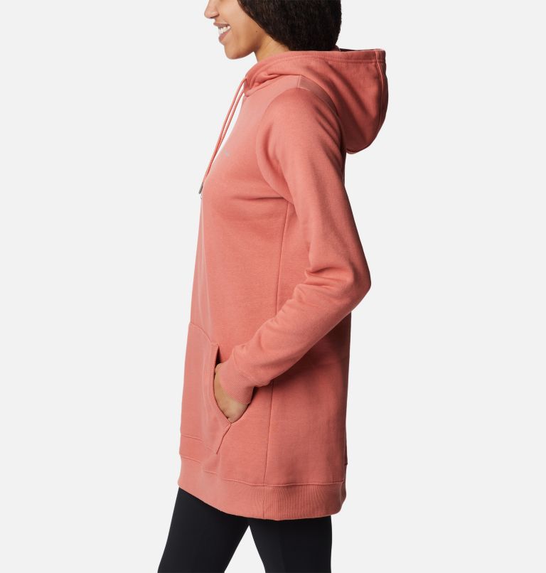 W Rush Valley Long Hoodie | 639 | S, Color: Dark Coral, image 3