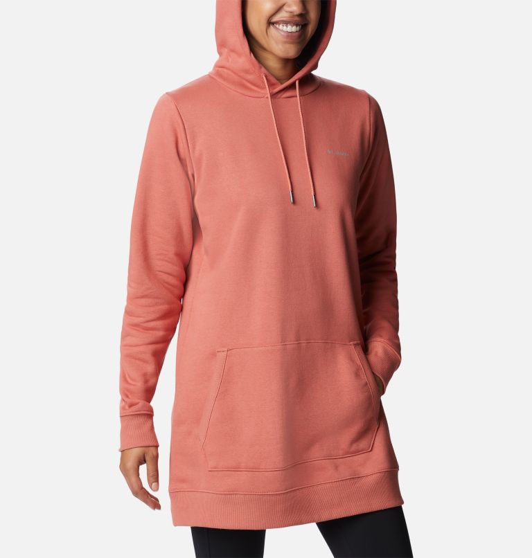 Thumbnail: W Rush Valley Long Hoodie | 639 | S, Color: Dark Coral, image 5