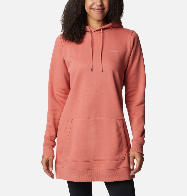 Thumbnail: W Rush Valley Long Hoodie | 639 | S, Color: Dark Coral, image 1