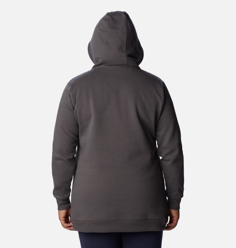 Women's Rush Valley Long Hoodie - Plus Size, Color: City Grey, image 2