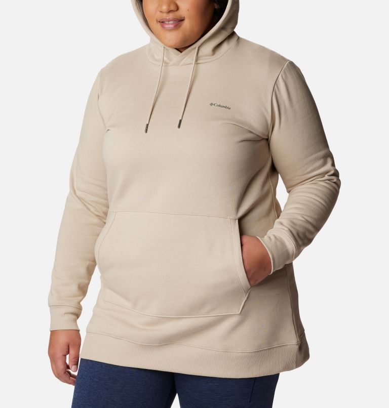 Women's Rush Valley Long Hoodie - Plus Size, Color: Ancient Fossil, image 5