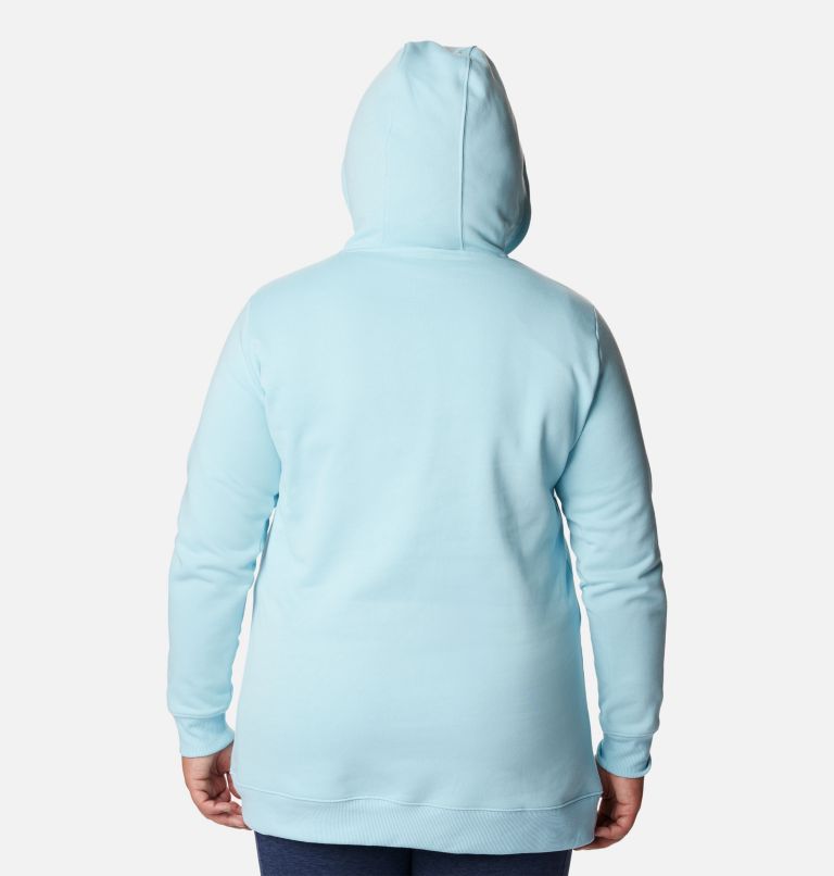 Women's Rush Valley Long Hoodie - Plus Size, Color: Spring Blue, image 2