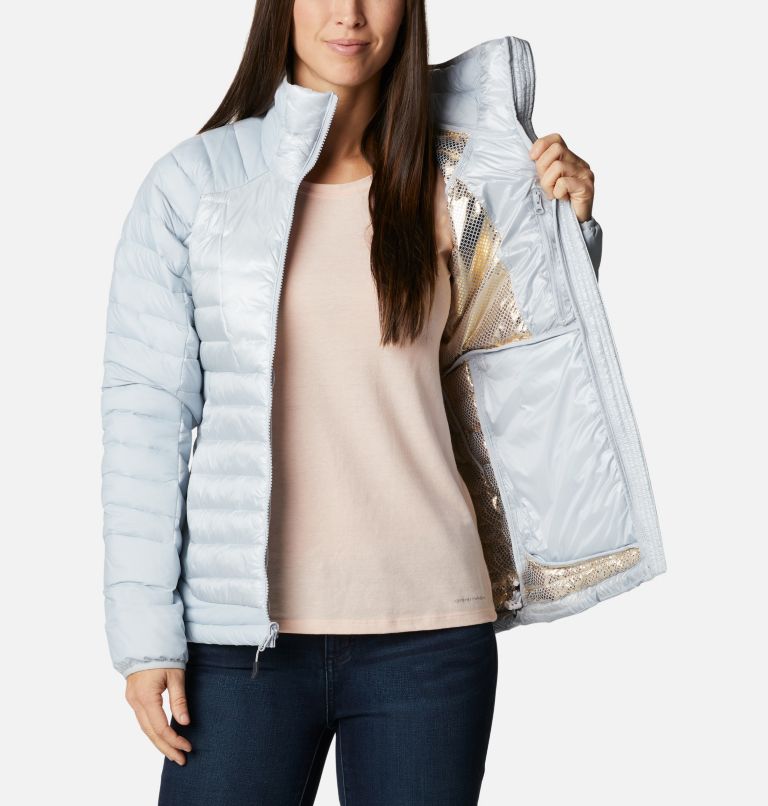 Women's Labyrinth Loop Omni-Heat Infinity Insulated Jacket, Color: Cirrus Grey