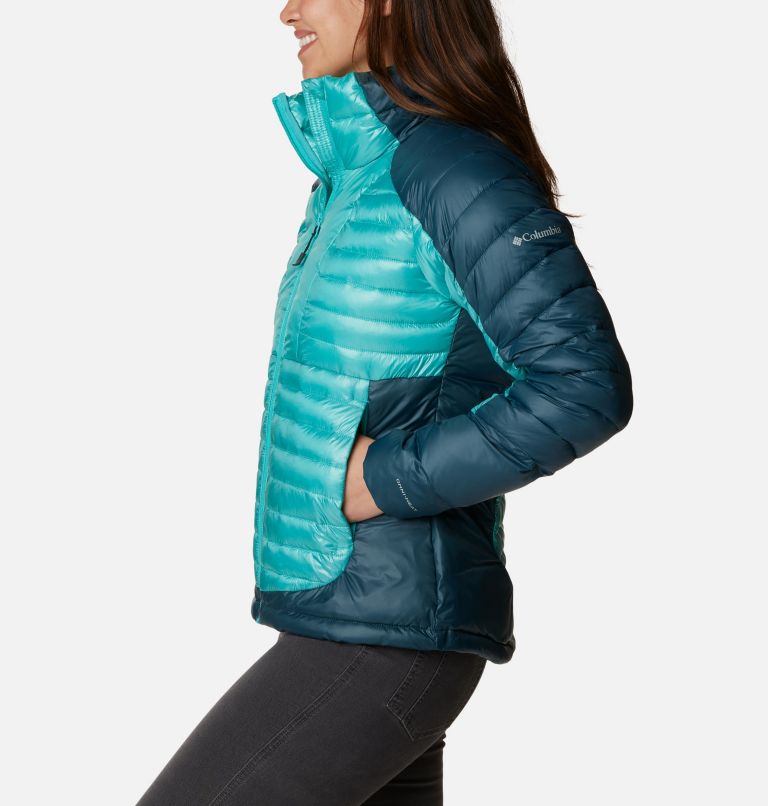 Thumbnail: Women's Labyrinth Loop Insulated Jacket, Color: Bright Aqua, Night Wave, image 3