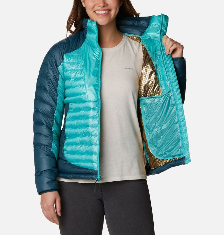 Thumbnail: Women's Labyrinth Loop Insulated Jacket, Color: Bright Aqua, Night Wave, image 5