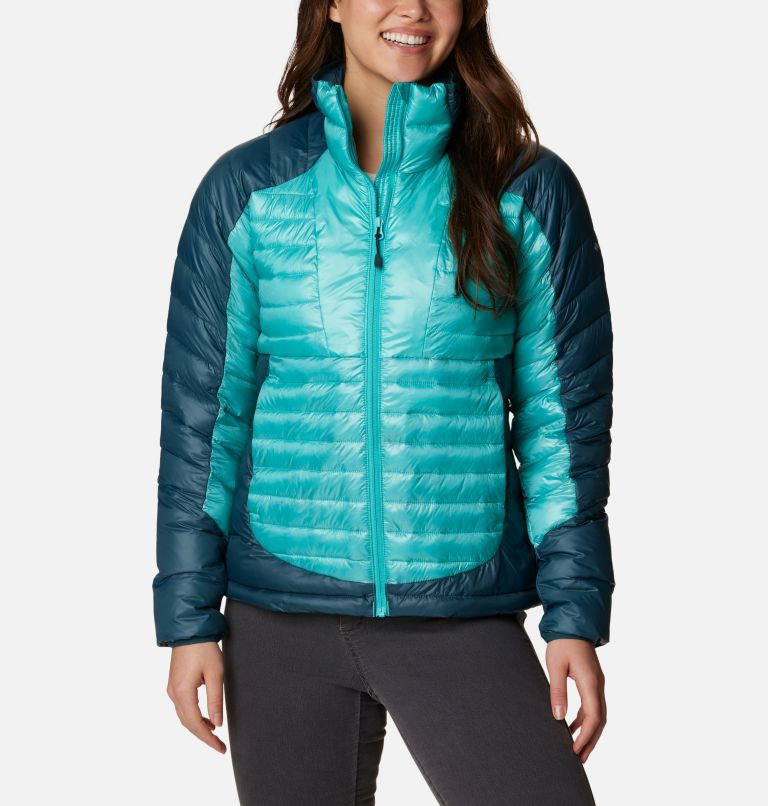 Thumbnail: Women's Labyrinth Loop Insulated Jacket, Color: Bright Aqua, Night Wave, image 1