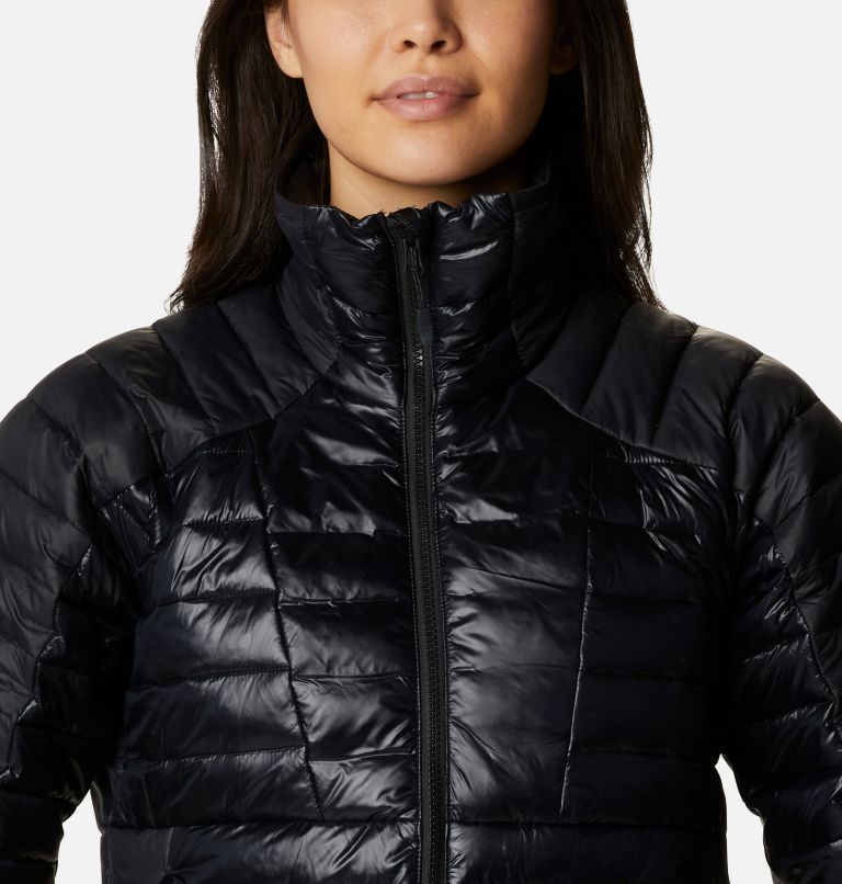 Chaqueta de plumas Columbia Labyrinth Loop para mujer, negra