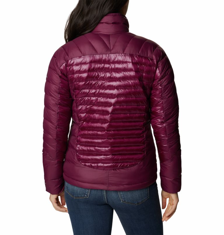 Chaqueta de plumón Labyrinth Loop para mujer, Color: Marionberry, image 2
