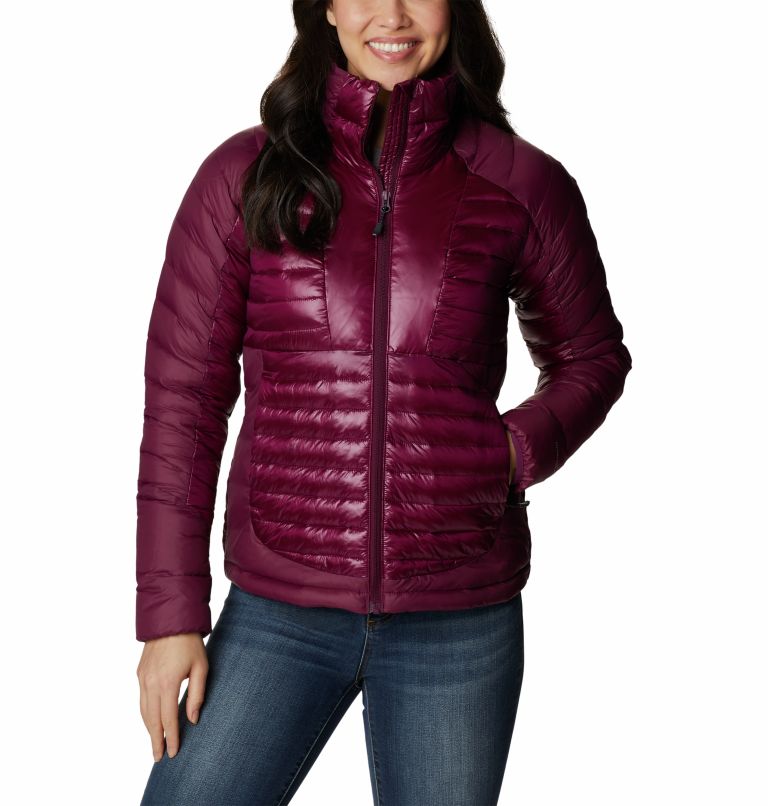 Thumbnail: Chaqueta de plumón Labyrinth Loop para mujer, Color: Marionberry, image 1