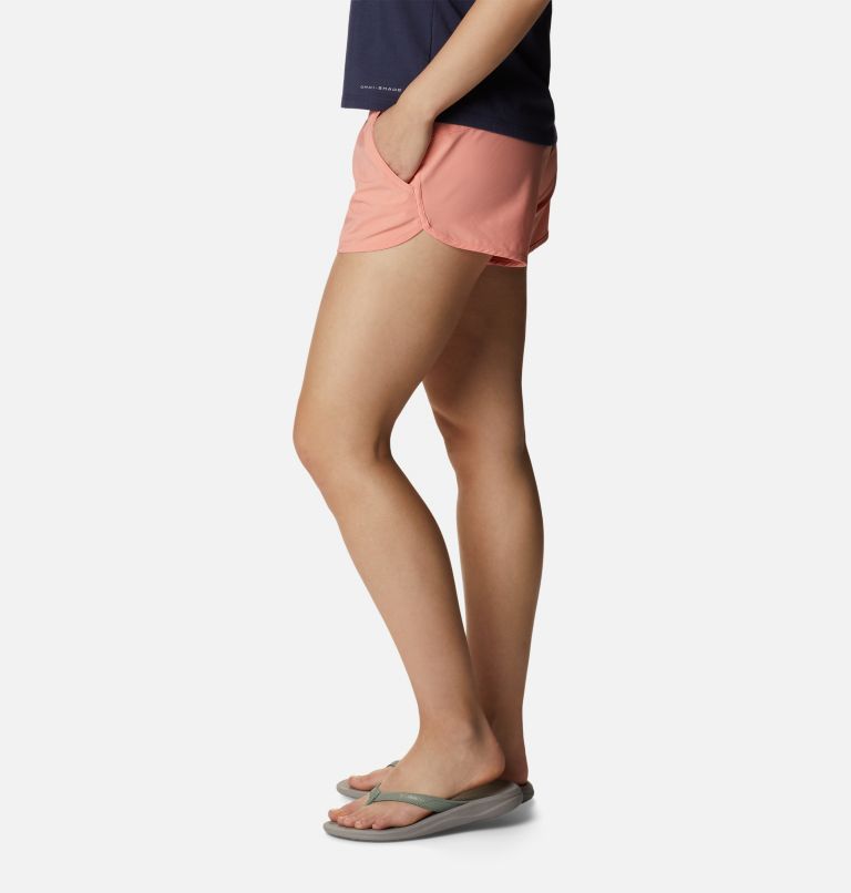 Women's Bogata Bay Stretch Shorts, Color: Coral Reef