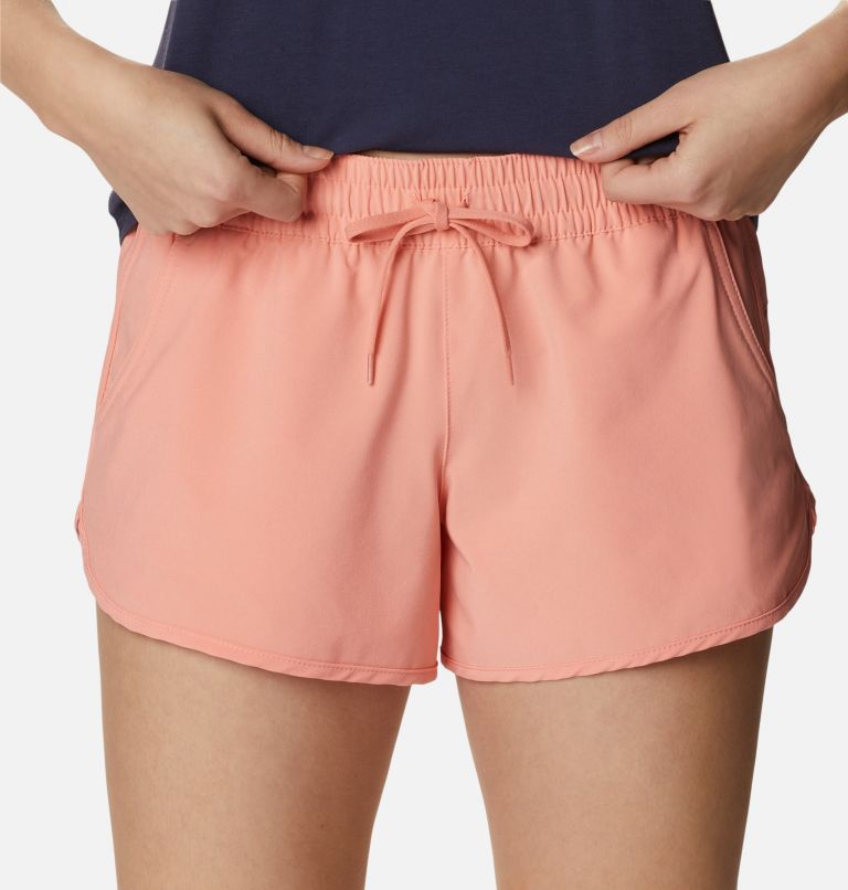 Women's Bogata Bay Stretch Shorts, Color: Coral Reef, image 4