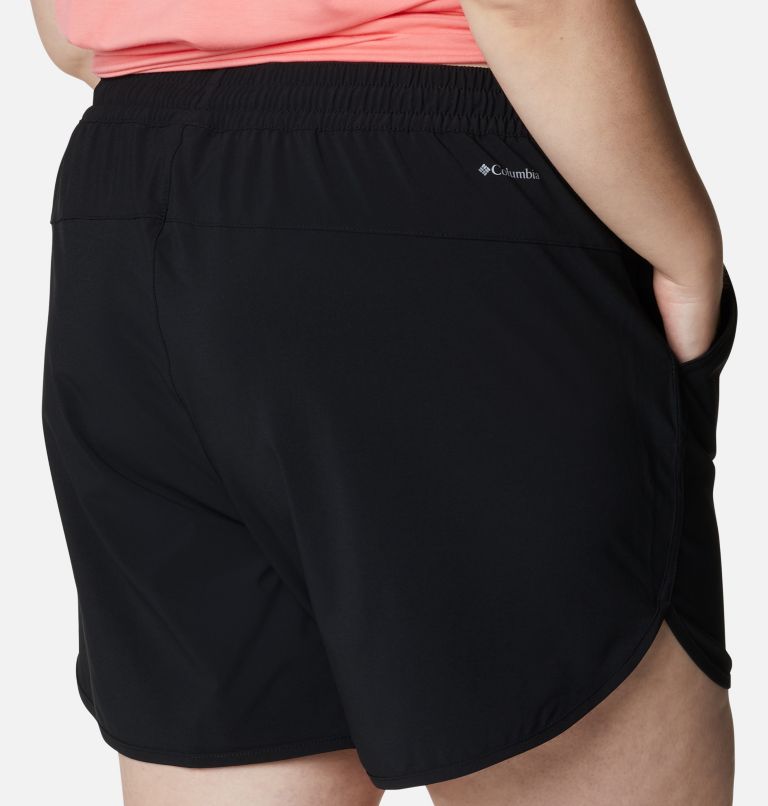 Thumbnail: Women's Bogata Bay Stretch Shorts - Plus Size, Color: Black, image 5