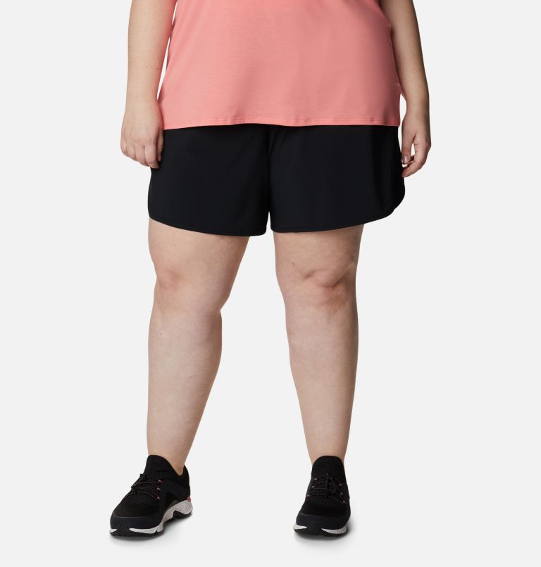 Thumbnail: Women's Bogata Bay Stretch Shorts - Plus Size, Color: Black, image 1
