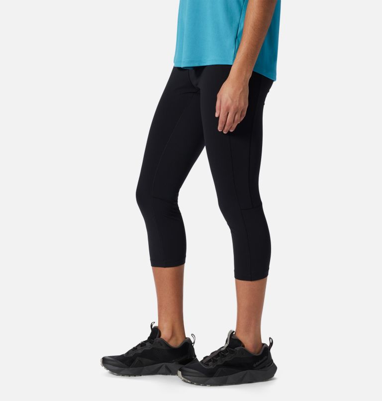 Women's Mountain Stretch Capri, Color: Black, image 3