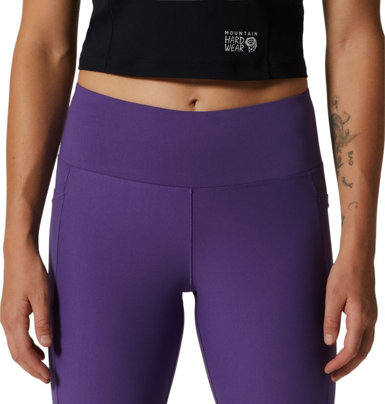 Women's Mountain Stretch Capri, Color: Purple Jewel