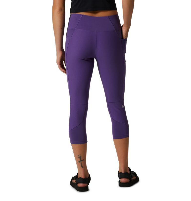 Thumbnail: Women's Mountain Stretch Capri, Color: Purple Jewel, image 2