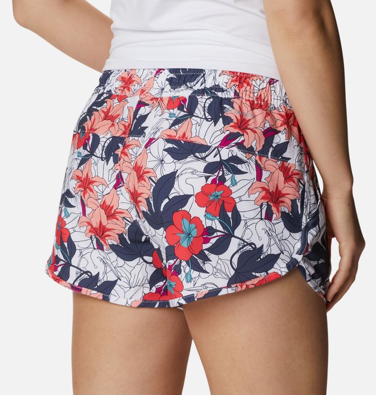 Women's Bogata Bay Stretch Printed Shorts, Color: White Lakeshore Floral Multi, image 5