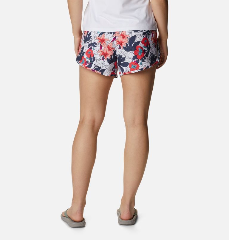 Women's Bogata Bay Stretch Printed Shorts, Color: White Lakeshore Floral Multi, image 2