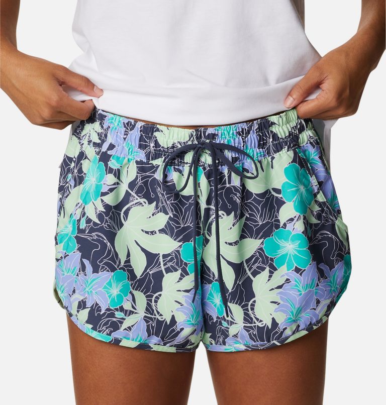 Women's Bogata Bay Stretch Printed Shorts, Color: Key West Lakeshore Flora