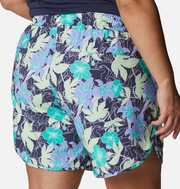 Women's Bogata Bay Stretch Printed Shorts - Plus Size, Color: Key West Lakeshore Flora