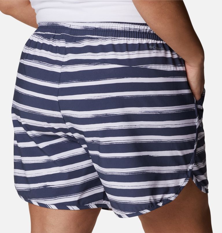 Women's Bogata Bay Stretch Printed Shorts - Plus Size, Color: Nocturnal Brush Stripe