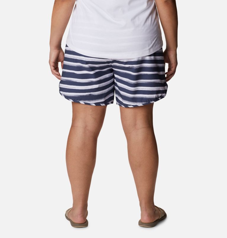 Women's Bogata Bay Stretch Printed Shorts - Plus Size, Color: Nocturnal Brush Stripe, image 2
