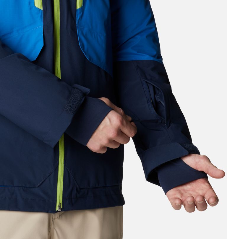 Men's Aerial Ascender Omni-Heat Infinity Interchange Insulated Jacket, Color: Collegiate Navy, Bright Indigo