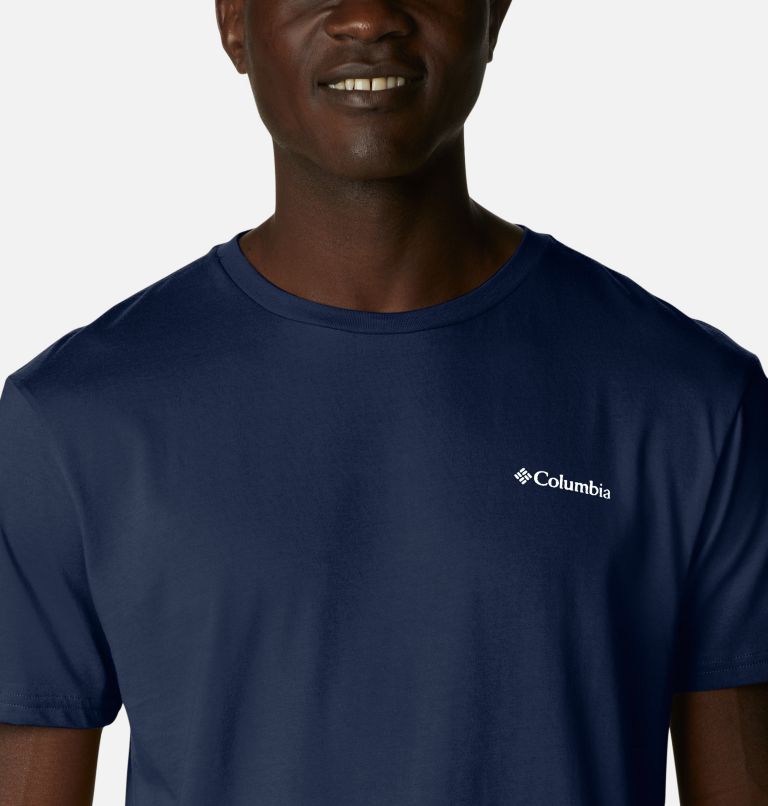 Blazing Trail Graphic Tee | 464 | XS, Color: Collegiate Navy, Hike On, image 4