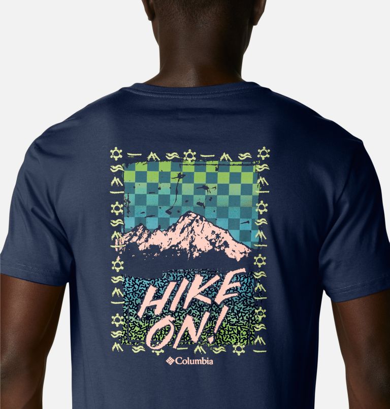 Blazing Trail Graphic Tee | 464 | XS, Color: Collegiate Navy, Hike On, image 5