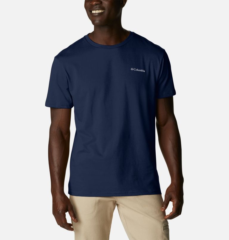 Blazing Trail Graphic Tee | 464 | XS, Color: Collegiate Navy, Hike On, image 1