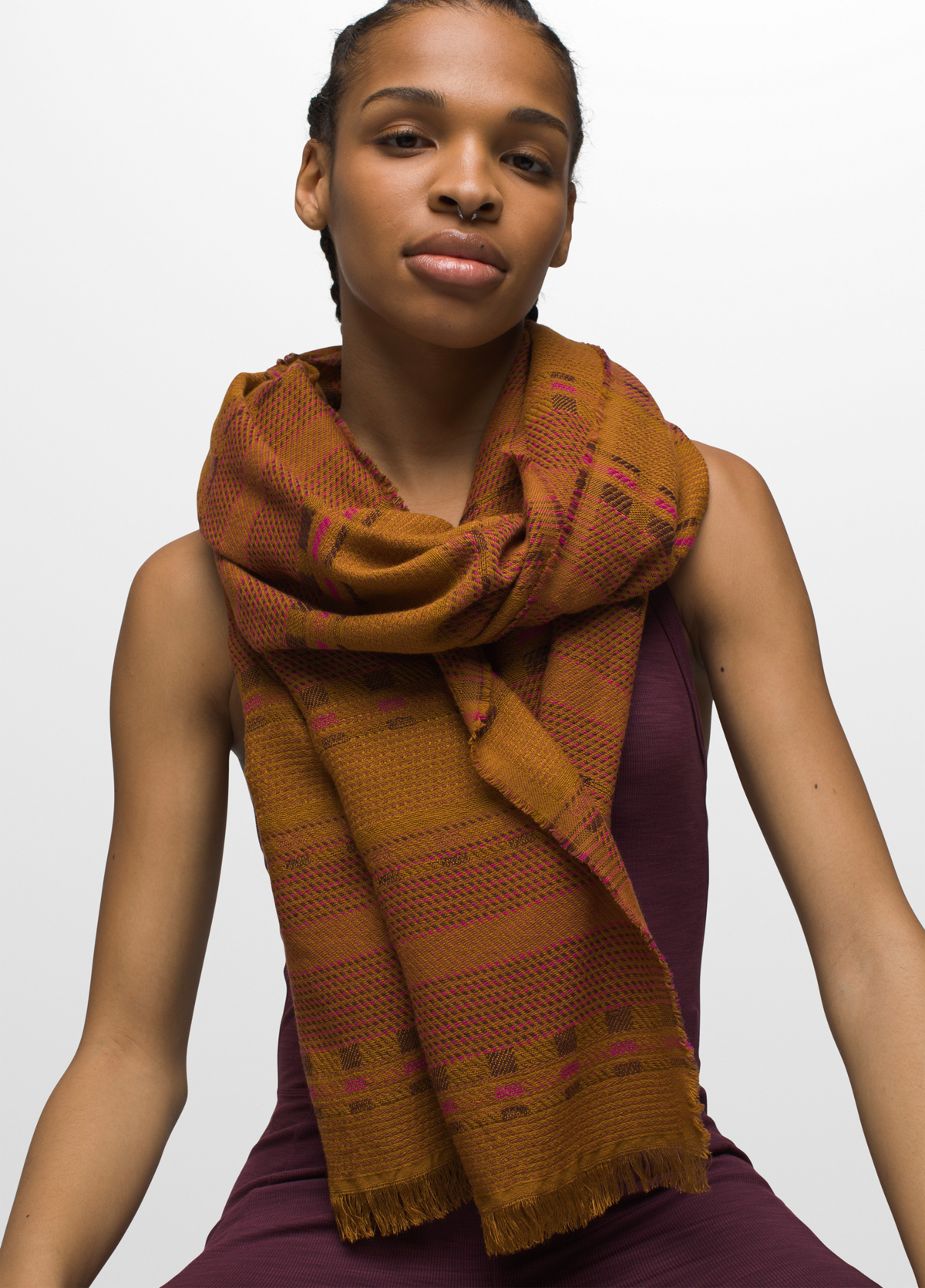 Wool scarf-