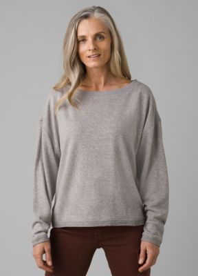 Cozy Up Polmdale Top Cozy Up Polmdale Top, Heather Grey