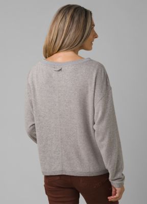 Cozy Up Polmdale Top Cozy Up Polmdale Top, Heather Grey