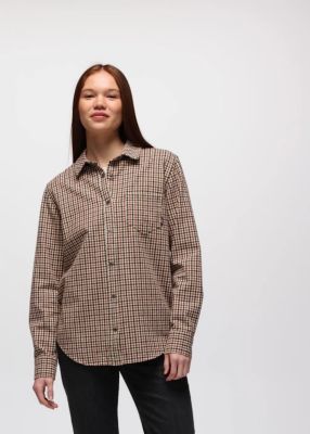 プラナ Prana Golden Canyon Flannel レディース シャツ トップス Sweet Cream Golden Canyon Flannel | Womens Shirts & Tops | prAna