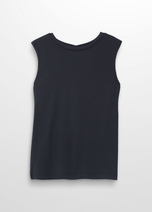 Women's Black Sleeveless Tops & T-Shirts