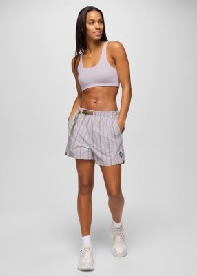 PrAna Women's Costas Bra – Moisture-Wicking Racerback Sports Bra With Removable Cups