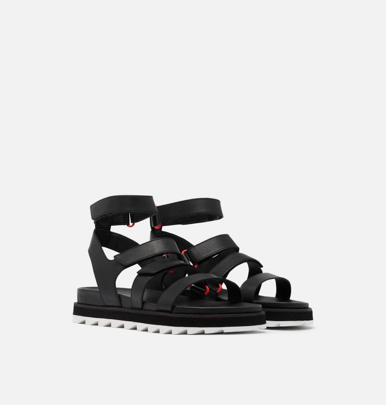 Women's Roaming Multi Strap Sandal, Color: Black, image 2