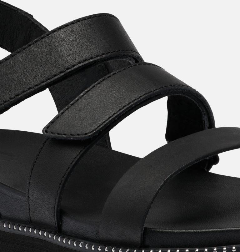 Women's Roaming Multi Strap Sandal, Color: Black, Sea Salt, image 7