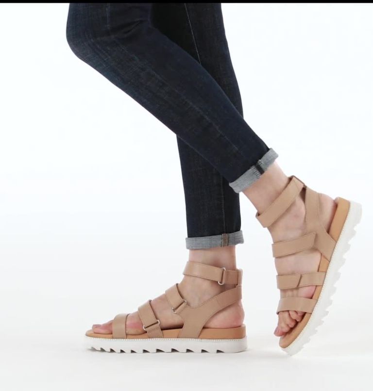 Thumbnail: Women's Roaming Multi Strap Sandal, Color: Honest Beige, image 2