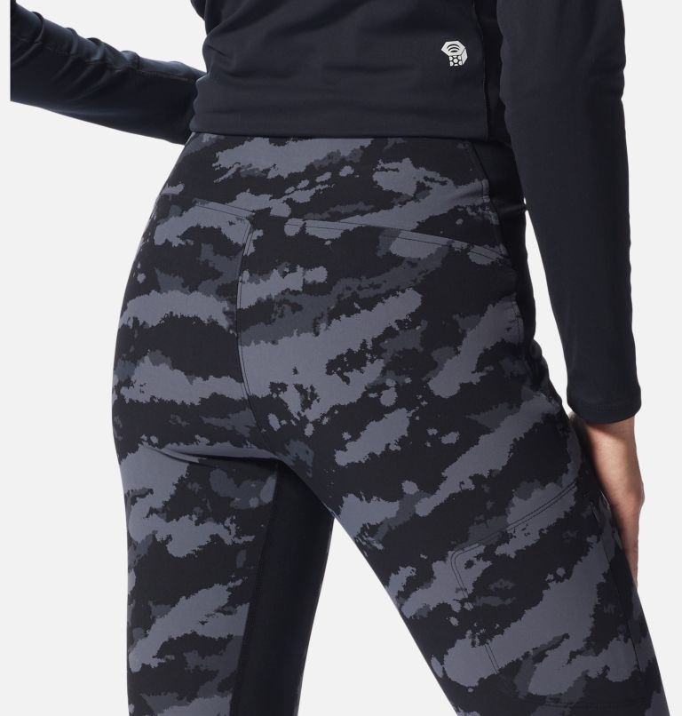Collant de randonnée Chockstone Femme, Color: Black Paintstrokes Print, image 5