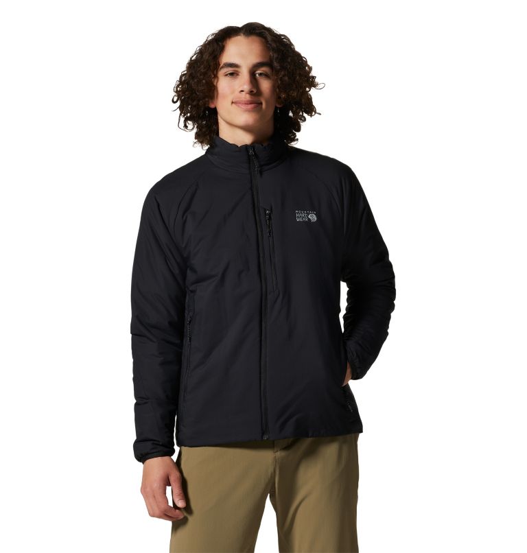 Men's Kor Strata Jacket, Color: Black, image 1