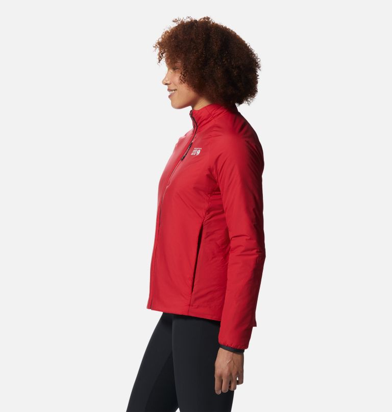 Women's Kor Strata Jacket, Color: Alert, image 3