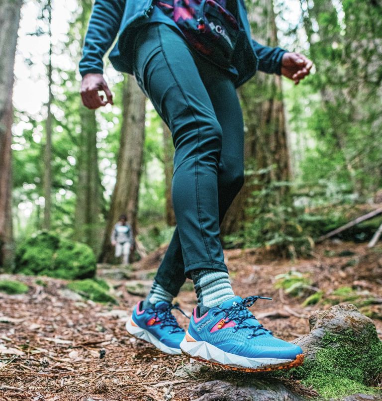Thumbnail: Women's Facet 60 Low Outdry Waterproof Hiking Shoe, Color: Super Blue, Cactus Pink, image 12