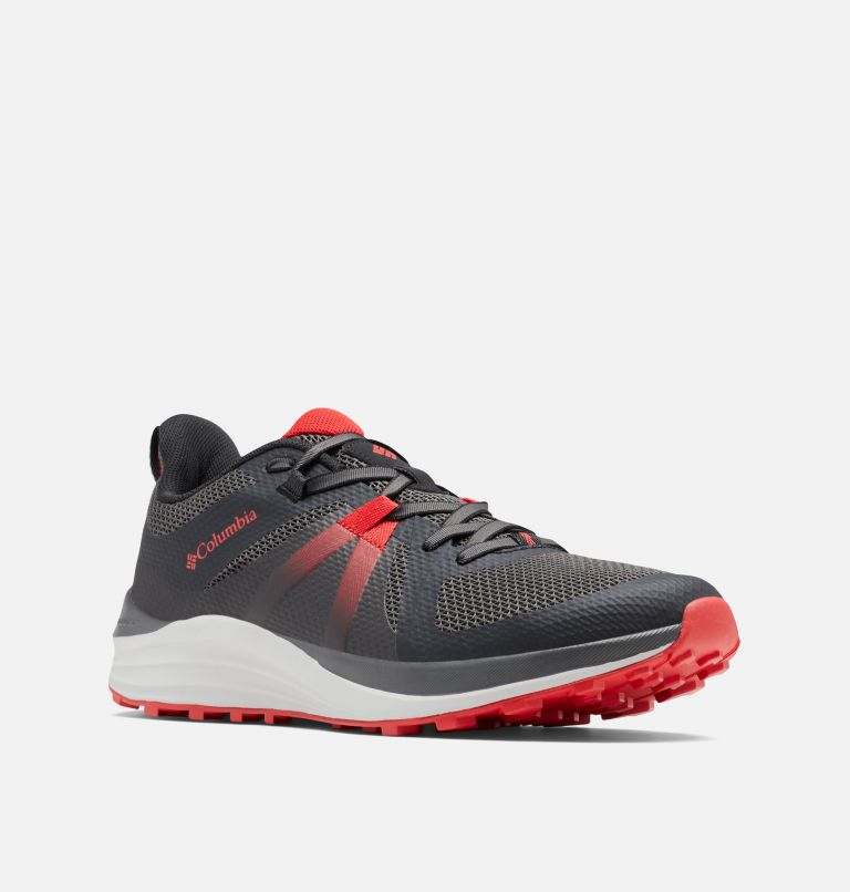 Men's Escape Pursuit Trail Running Shoe, Color: Black, Bright Red, image 2